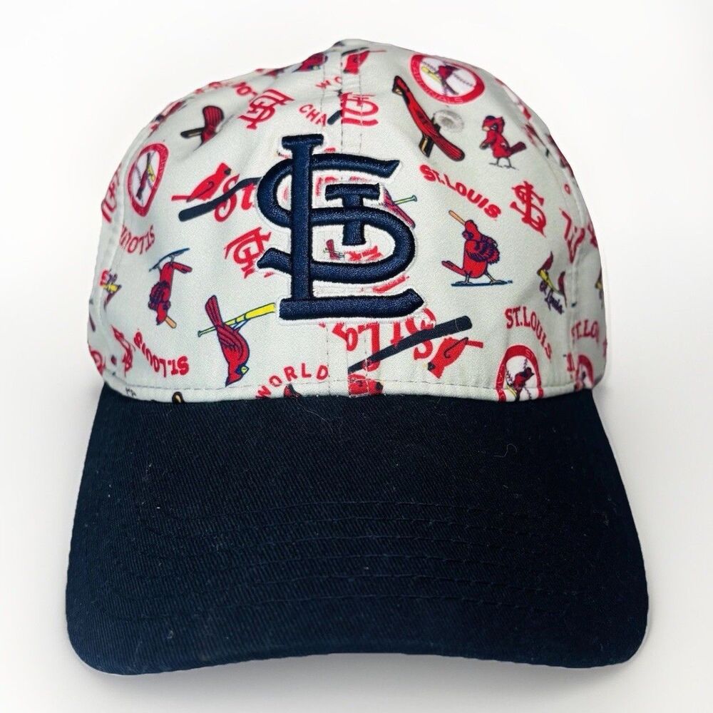 St Louis Cardinals MLB Baseball Cap Strap Back All Over Print Limited Stadium